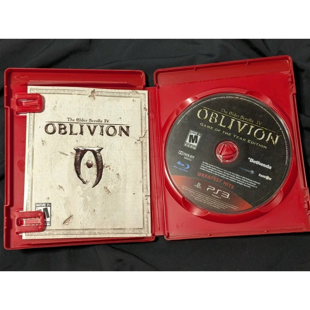 The‎ Elder Scrolls IV Oblivion Game of the Year Sony PlayStation 3 PS3 CIB